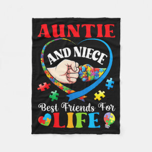 Auntie och systerdotter bästa vänner för livet Aut Fleecefilt