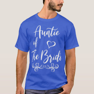 Auntie of Bride & Groom Bröllop Matching T Shirt