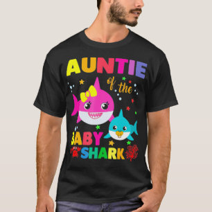 Auntie of the Baby Shark Birthday Auntie Shark _1 T Shirt