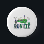Auntie of the Birthday Boy Hål in one Golf Sport Knapp<br><div class="desc">Auntie of the Birthday Boy Hål in one Golf Sport Matching</div>