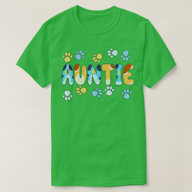 Auntie of the Birthday Boy Hund Family Matchin T Shirt (Design framsida)