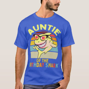 Auntie of the Shark Birthday Moster Matching Famil T Shirt