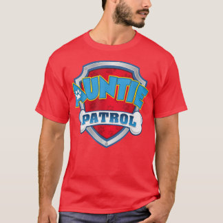 Auntie Patrol Rolig hund Patrol Mamma, Pappa För m T Shirt