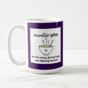 Auntie-Pho Soppa Noodles Hugs antifascism Kaffemugg