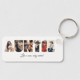 Auntie Photo Collage Keychain Nyckelring