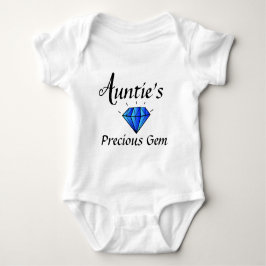 Auntie Precious Gem Niece Nephew Newborn Cute T Shirt