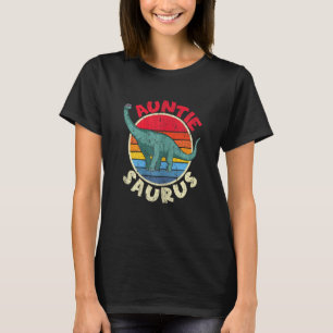 Auntie Saurus I Brachiosaurus Diplodocus I Familj T Shirt