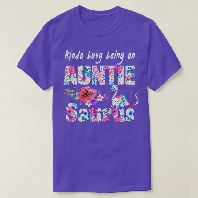 Auntie Saurus T Shirt (Design framsida)