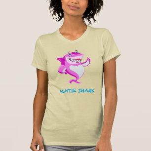 Auntie Shark   Lönsam Personlig T Shirt