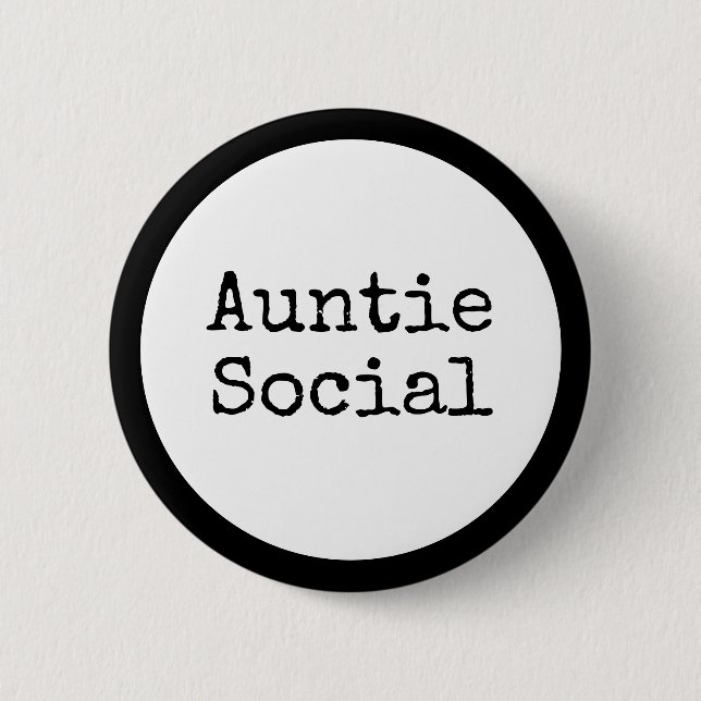 Auntie Social Knapp (Framsida)