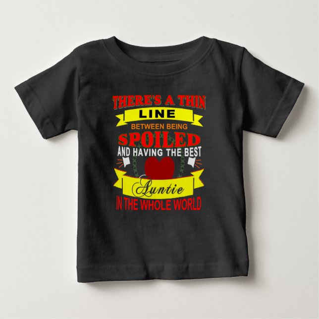 Auntie spoil t shirt (Framsida)