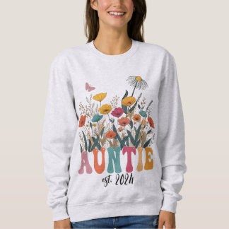 Auntie Sweatshirt, Custom, Promoted to Aunt  T Shirt