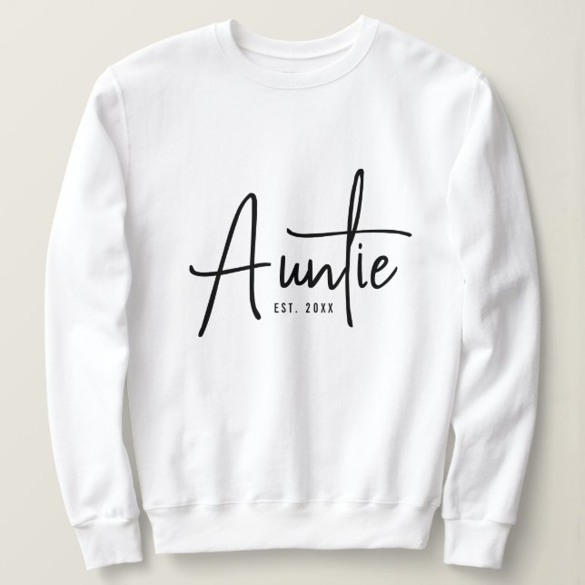 Auntie sweatshirt-gåva till din favorit moster t shirt (Design framsida)