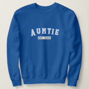 Auntie Sweatshirt & Hoodie, Anpassningsbar Coola M T Shirt