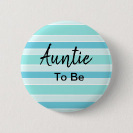 Auntie to be Blue and Teal Baby Shower Knapp