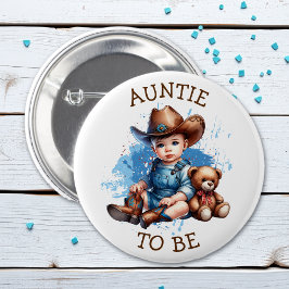 Auntie to be | Westerna Baby Cowboybabyskor Knapp
