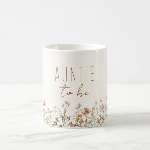 Auntie to be WildblomBaby Shower Kaffemugg