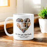Auntie Vi kärlek dig Photo Instagram Collage Kaffemugg<br><div class="desc">Auntie We Kärlek Hearts Modern Photo Collage-gåva som värmer hennes hjärta.</div>