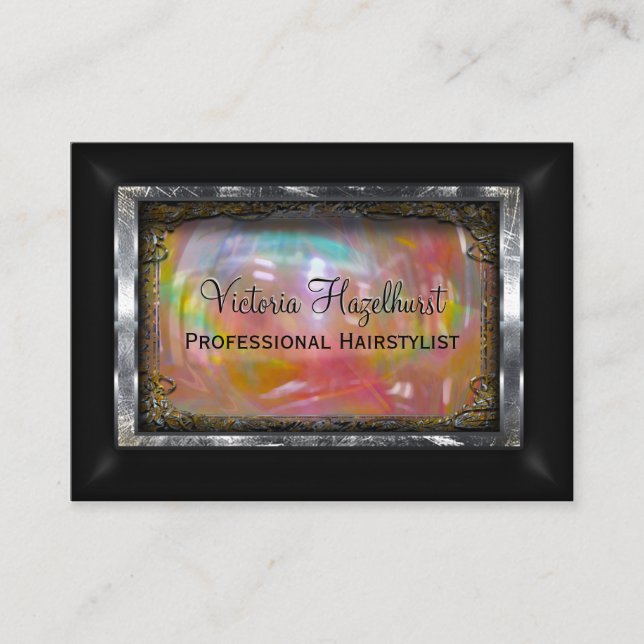 Auntielosa elegantprofessionell visitkort (Framsida)