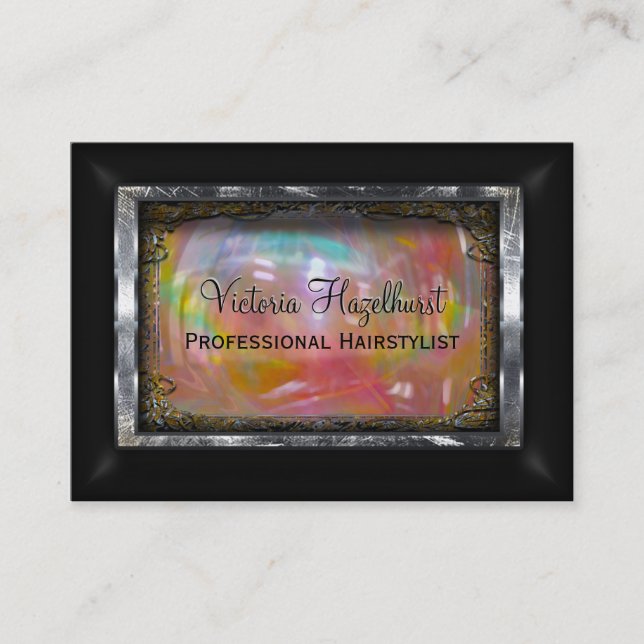 Auntielosa elegantprofessionell visitkort (Framsida)