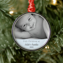 Auntie's 1:a Julfoto Personligen Namn
