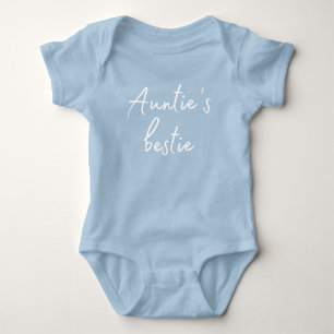 Aunties bästa kompis söt enkel baby bodysuit t shirt