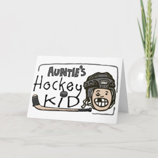 Aunties Hockey Lura Helgkort