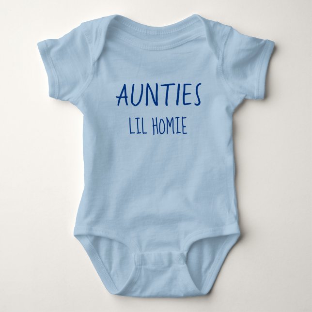 Aunties Lil Homie T Shirt (Framsida)