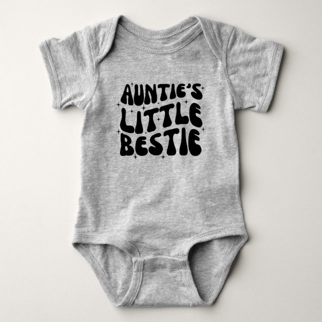 Aunties lilla bästa vän sötnos t shirt (Framsida)