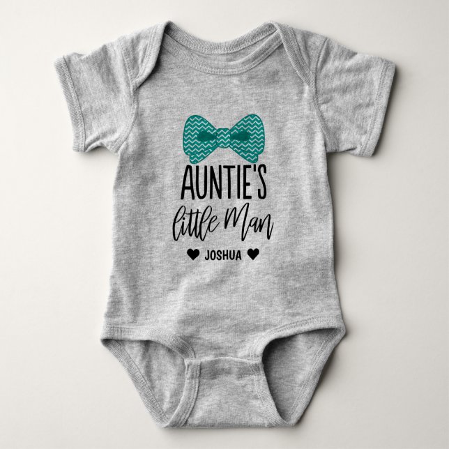 Auntie's Little Man T Shirt (Framsida)