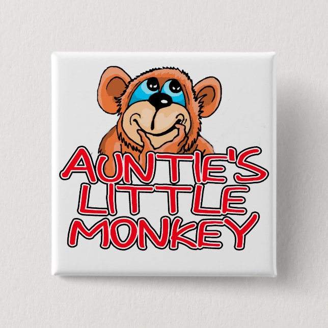 Auntie's Little Monkey Tshirts and Gifts Knapp (Framsida)