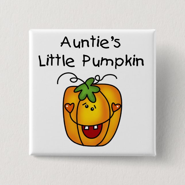 Auntie's Little Pumpkin Tshirts and Gifts Knapp (Framsida)