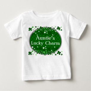 Aunties Lycklig Charma, Sts Patrick dagbaby T-shirt