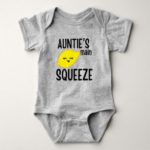 Auntie's Main Squeeze Funny blir en slant Baby T Shirt