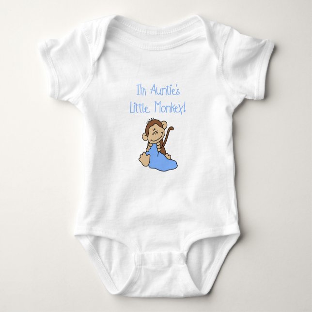 Auntie's Monkey - Blue Tshirts and Gifts (Framsida)