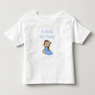 Auntie's Monkey - Blue Tshirts and Gifts