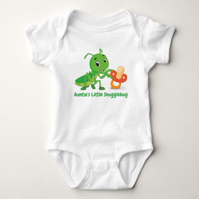 Auntie's Snuggle Kryp Baby Bodykostym T Shirt (Framsida)