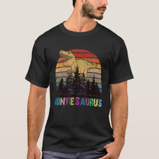 Auntiesaurus Rex Dinosaur Faster Saurus Familj Mat T Shirt