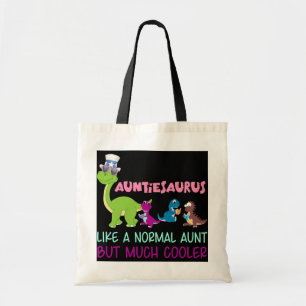 Auntiesaurus Som ett normalt Moster men mycket kyl Tygkasse