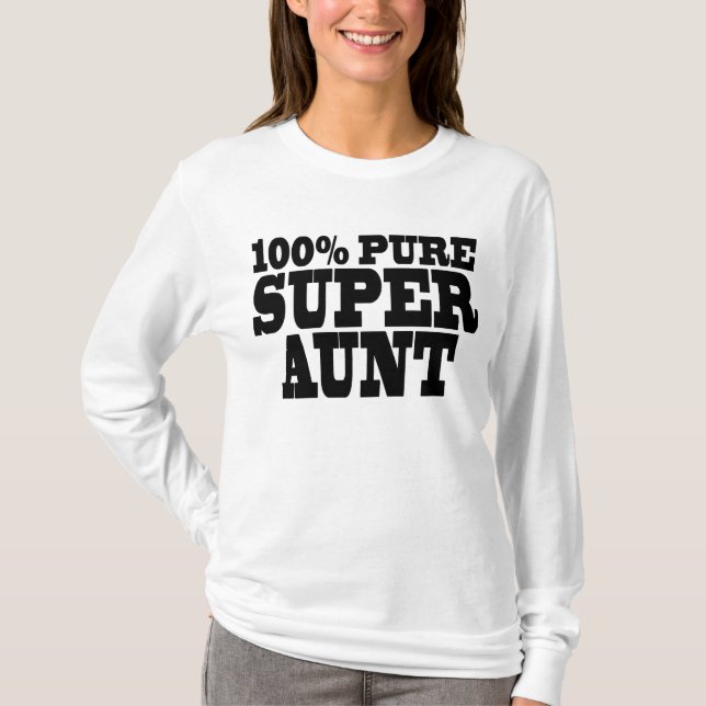 Auntiesfödelsedagsfester: 100% rena toppna moster tee (Framsida)