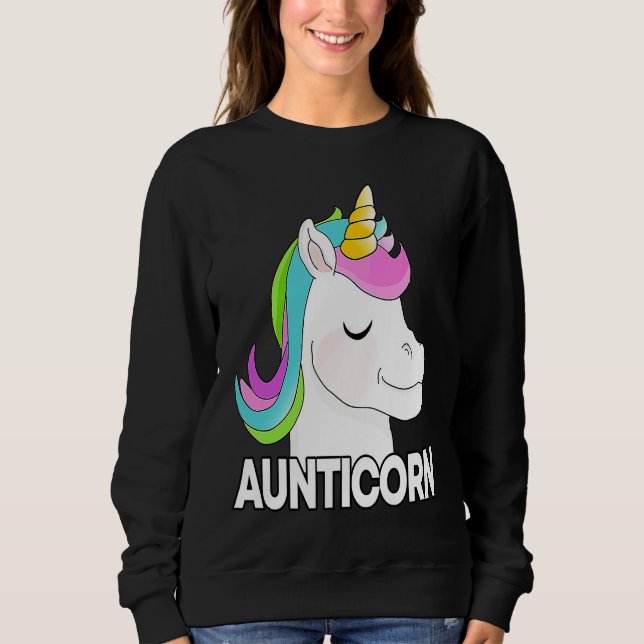 Aunts, funny unicorn, aunt family, aunt t shirt (Framsida)