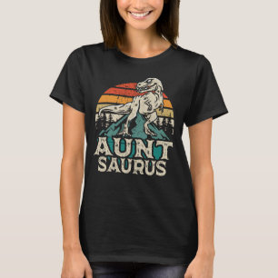 Auntsaurus Dinosaur t Rex Moster Saurus Matching Shirt