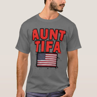 AuntTifa modern retro vän T Shirt