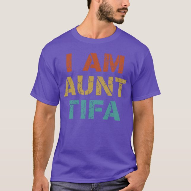 AuntTifa stil rolig retro T Shirt (Framsida)