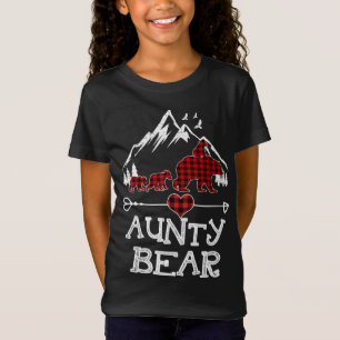 Aunty Bear jul jul Pajama Red Play Buffalo Fami T Shirt