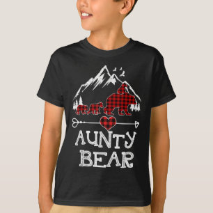 Aunty Bear jul jul Pajama Red Play Buffalo Fami T Shirt