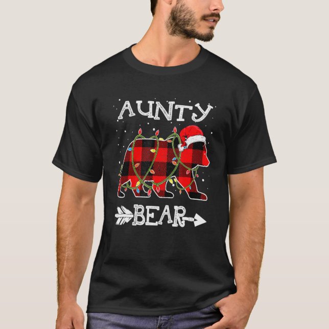 Aunty Bear Red Buffalo Play Mamma Bear Pajama T Shirt (Framsida)