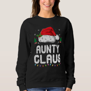 Aunty Claus jul-familjen Pajama som matchar Julaft T Shirt