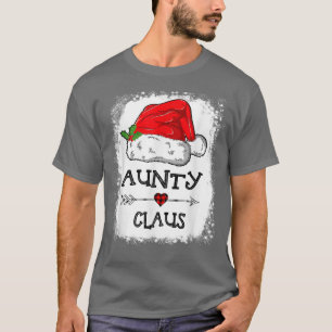 Aunty Claus jul Light Pajama Family Matching T Shirt