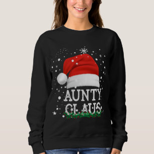 Aunty Jultomten Cute Matching Familjejul P T Shirt